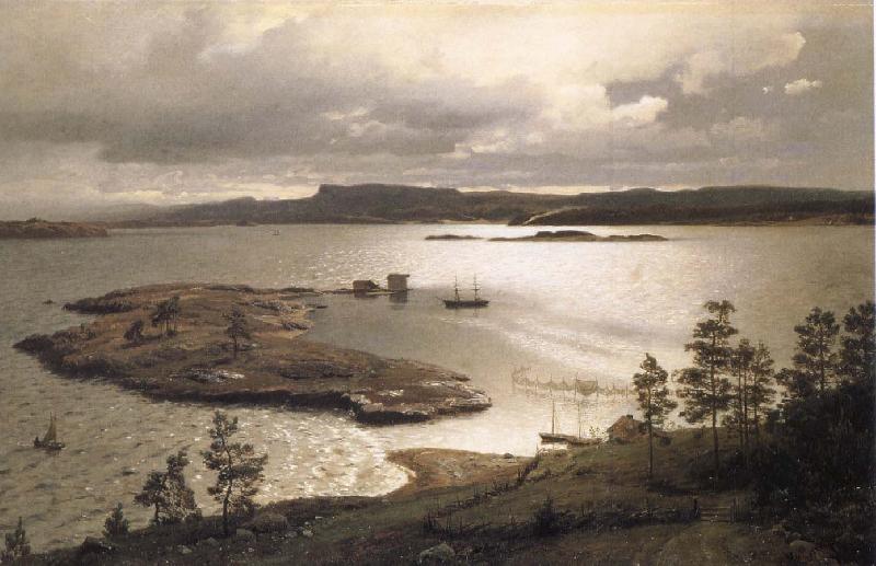 unknow artist sandviksfjorden oil painting image